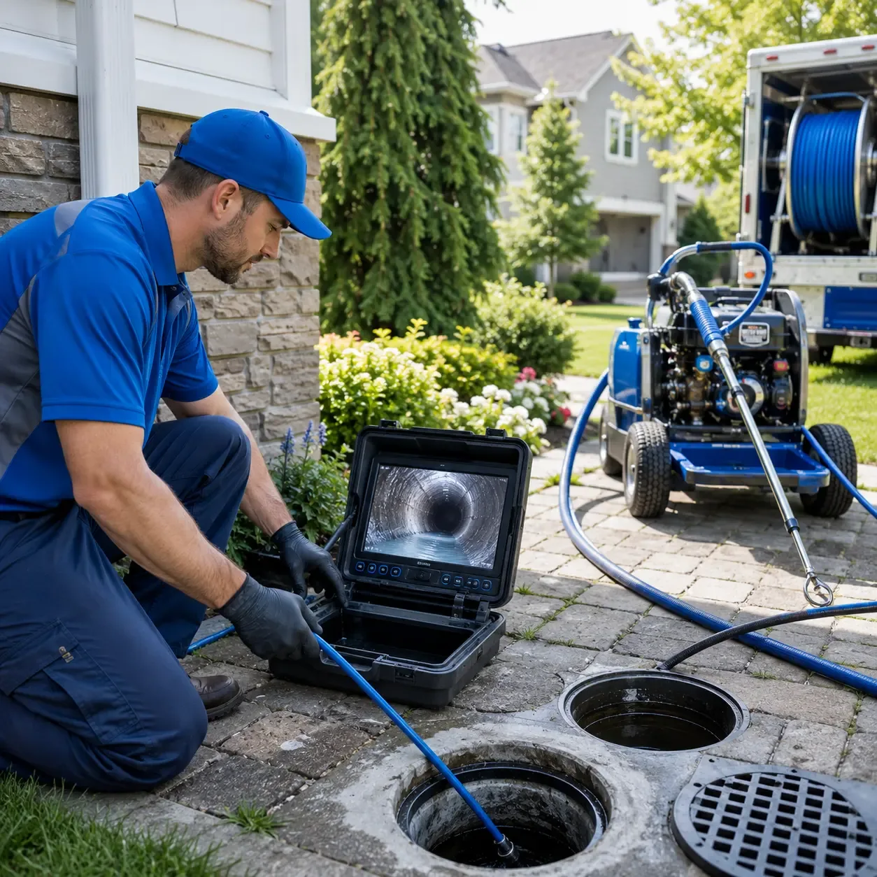 Outdoor drain cleaning professionals serving Switz City, IN
